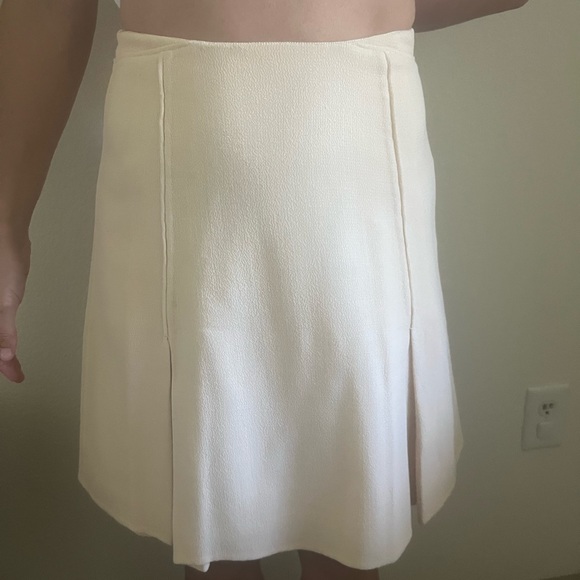 Chado Ralph Rucci crepe side zip pleated skirt - Picture 6 of 6